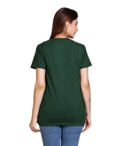 Women  Printed T-Shirt W-24 Green