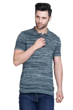 Men’s 100% Cotton Polo Striped Tees: Office to Casual