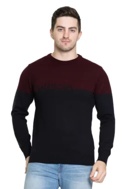 Pulakin Men’s Lightweight, Soft-Feel Acrylic Round Neck Sweater