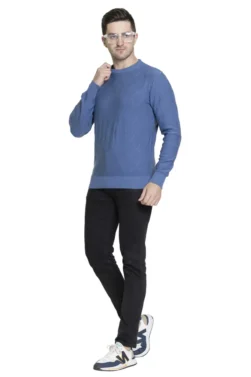 Pulakin Men’s Soft Cotton Round Neck Sweater